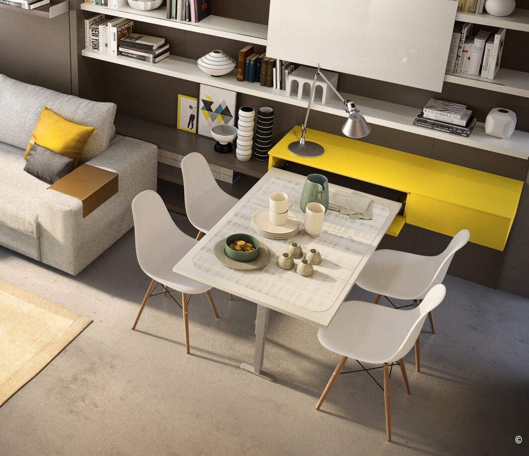 Table escamotable APP avec tiroir – Image 7