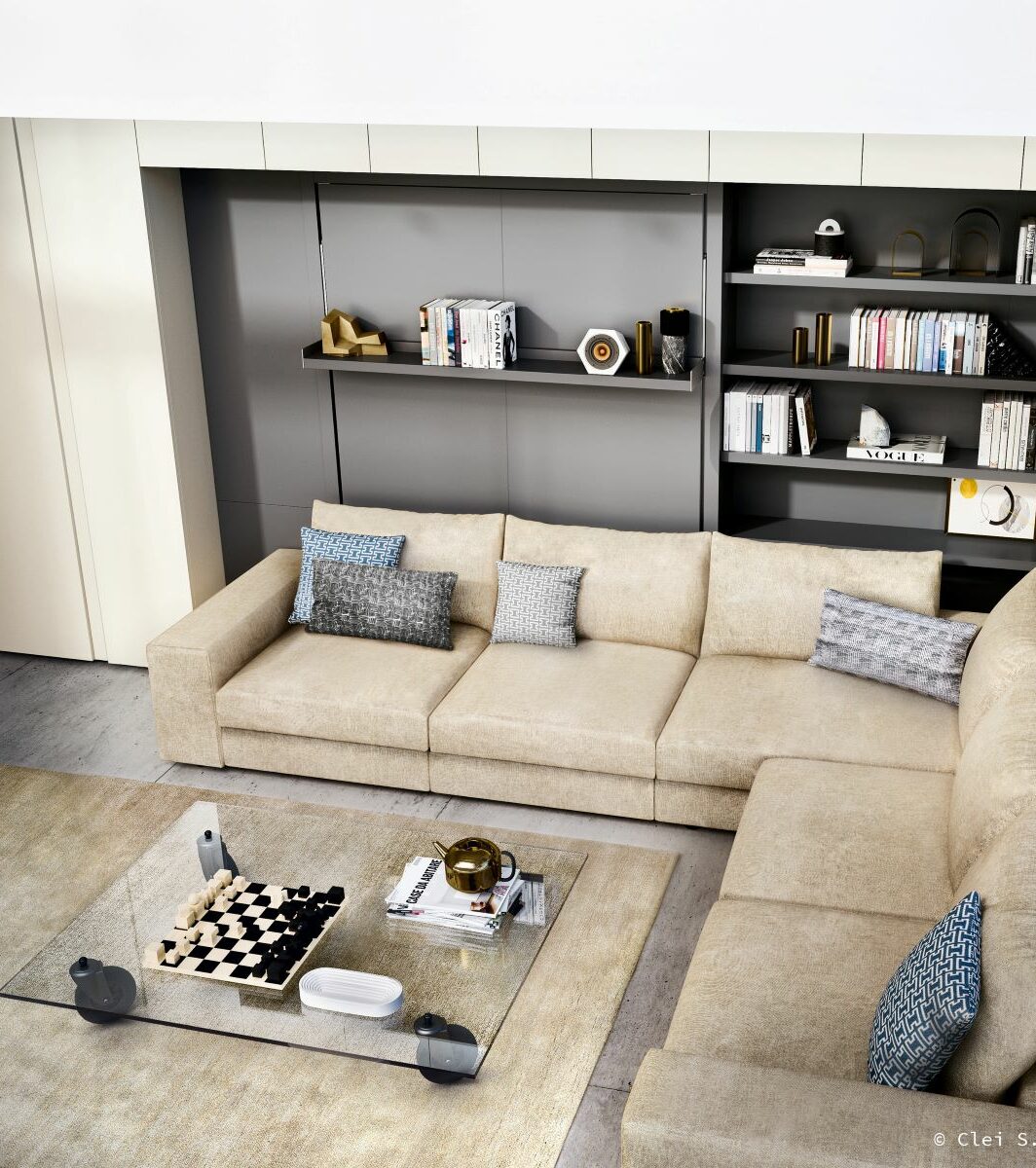 Lit escamotable canapé Tango composable