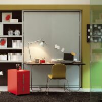 Lit escamotable Telemaco bureau L90 ou L120