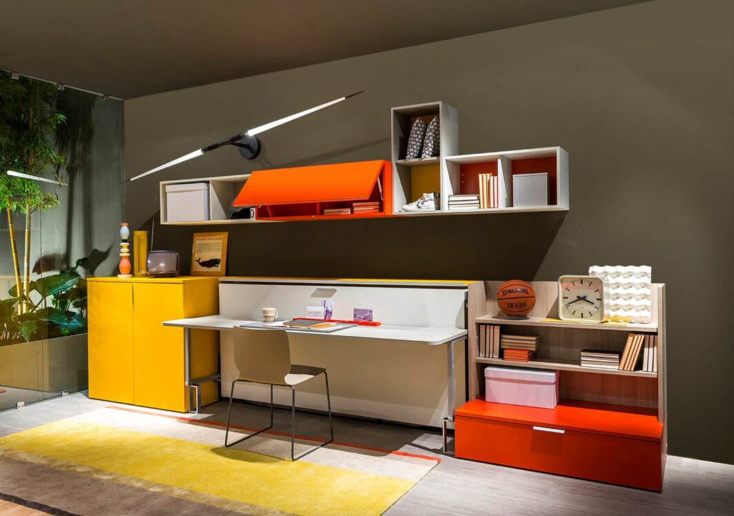 Lit escamotable Cabrio In bureau