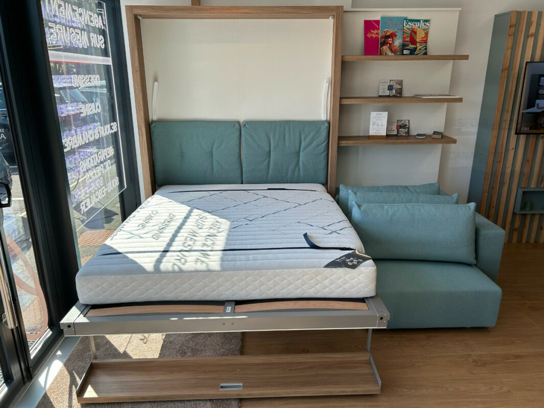 Lit escamotable avec canapé et méridienne à -40% – Image 2