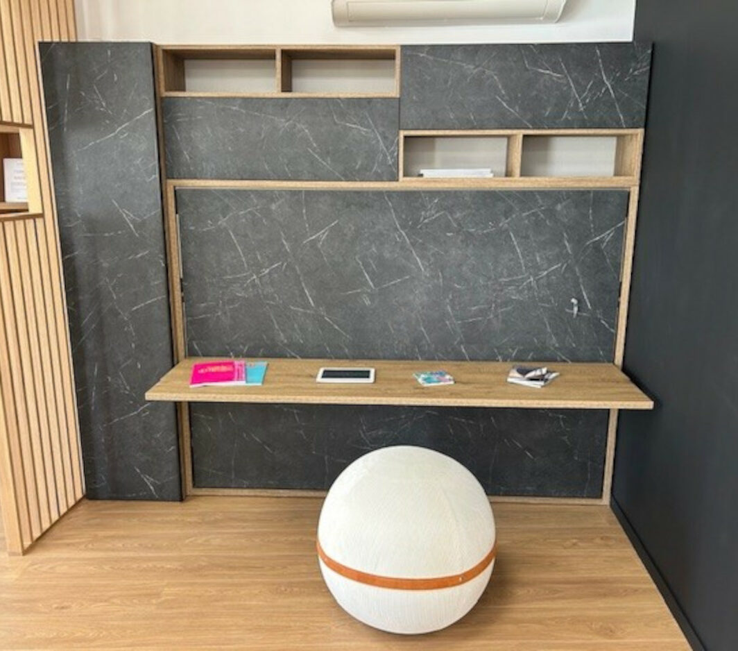 Lit escamotable avec bureau à -40%