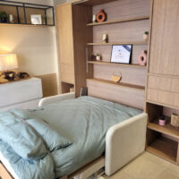 Lit escamotable électrique avec canapé et bureau à -40% – Image 2