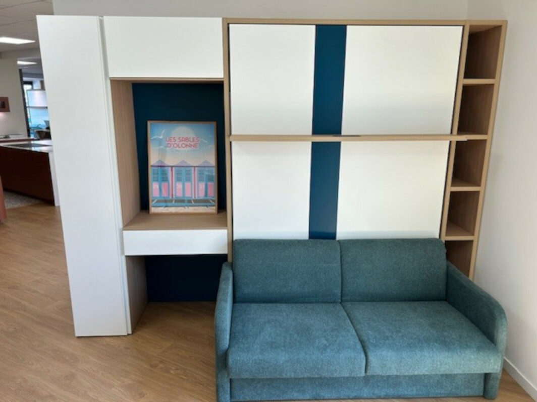 Lit escamotable avec canapé et bureau à -40% – Image 3