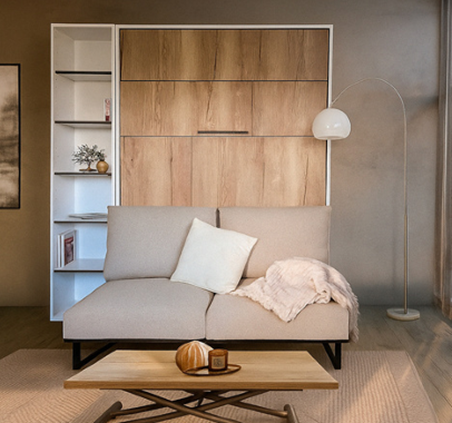 Lit escamotable avec canapé Murphy L140